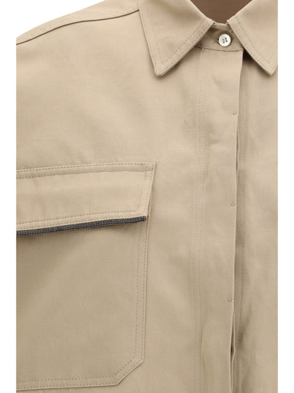 Brunello Cucinelli Short-sleeve Shirt - Trench