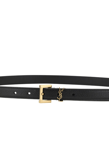 SAINT LAURENT Leather Belt
