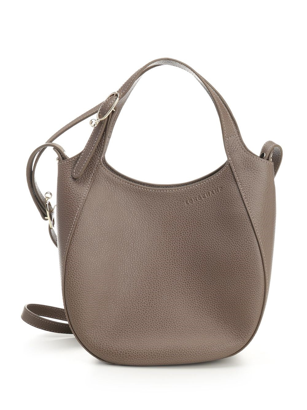 Longchamp Paris "Le Foulonné" S Handle Bag - Beige
