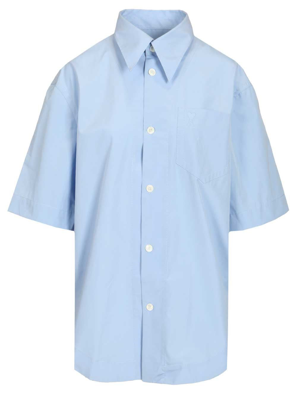 Ami Short Sleeve Shirt - Sky Blue