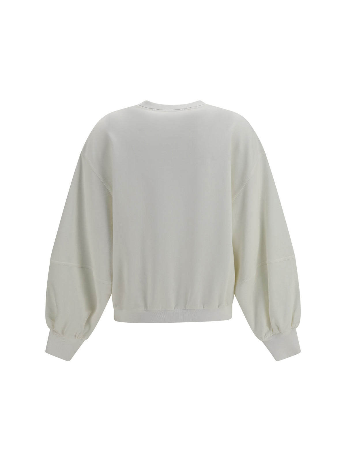 Brunello Cucinelli Cotton and Linen Sweatshirt - White