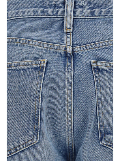 Agolde Wide-leg creased Jeans - Brink (Md Vnt Ind W/ Crease Li