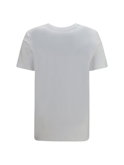 Balmain Embroidered jersey T-shirt - Blanc/Blanc