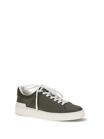 BALMAIN B-Court Sneakers in calfskin leather