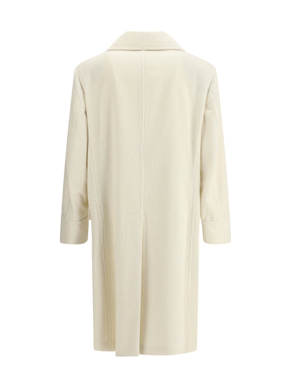 BRUNELLO CUCINELLI Ribbed cashmere Coat