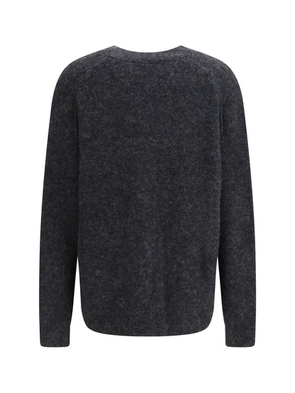 Marant Étoile Eborah Cardigan in alpaca blend - Medium Grey