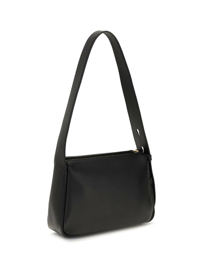 Tory Burch Small Romy pebbled leather Shoulder Bag - Black