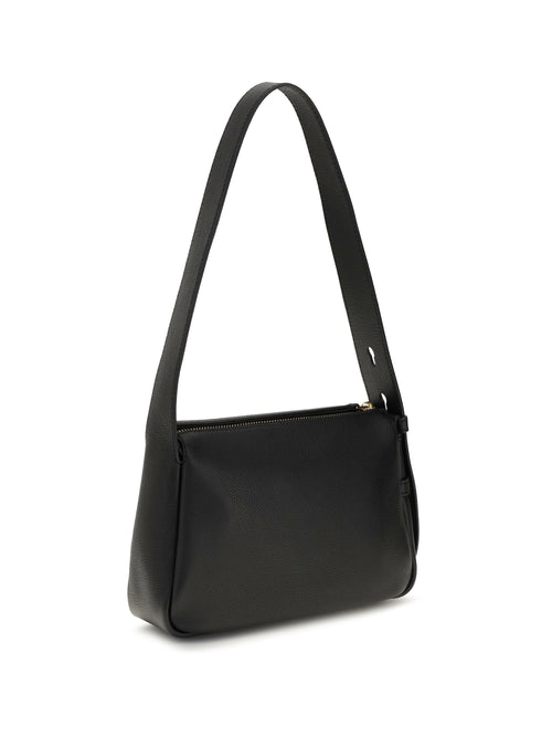 Tory Burch Small Romy pebbled leather Shoulder Bag - Black