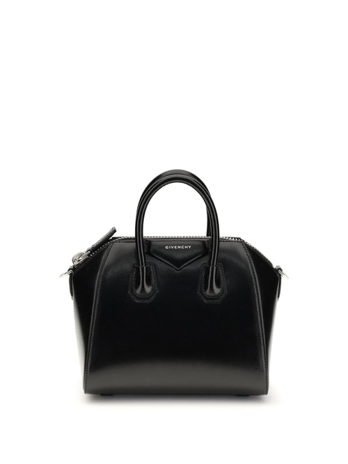 Givenchy Box leather Antigona mini Handbag - Black
