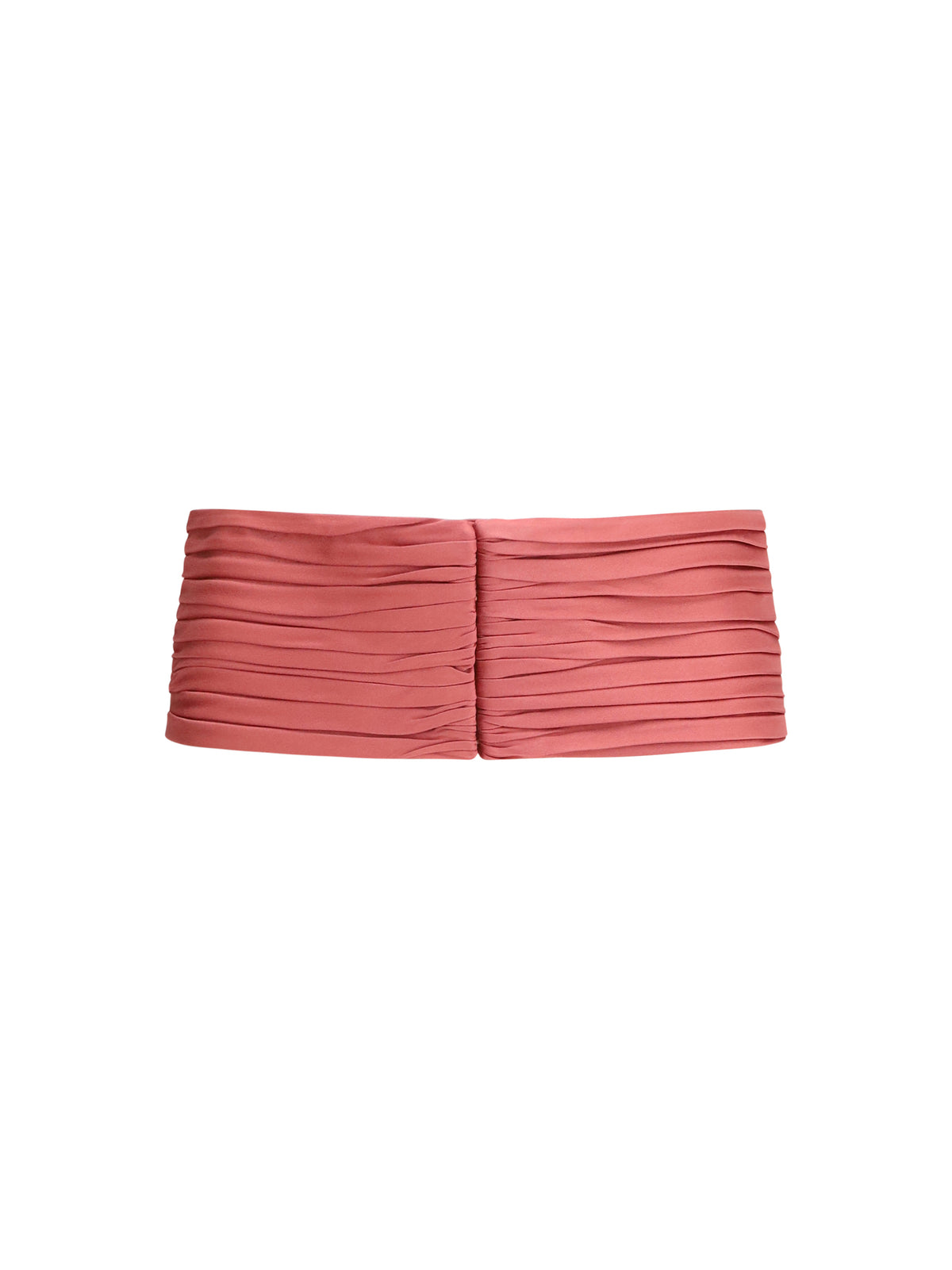 Valentino Garavani Satin pleated Waist Belt - Pink
