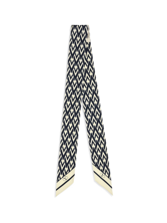 VALENTINO GARAVANI Twill Tout La V Scarf