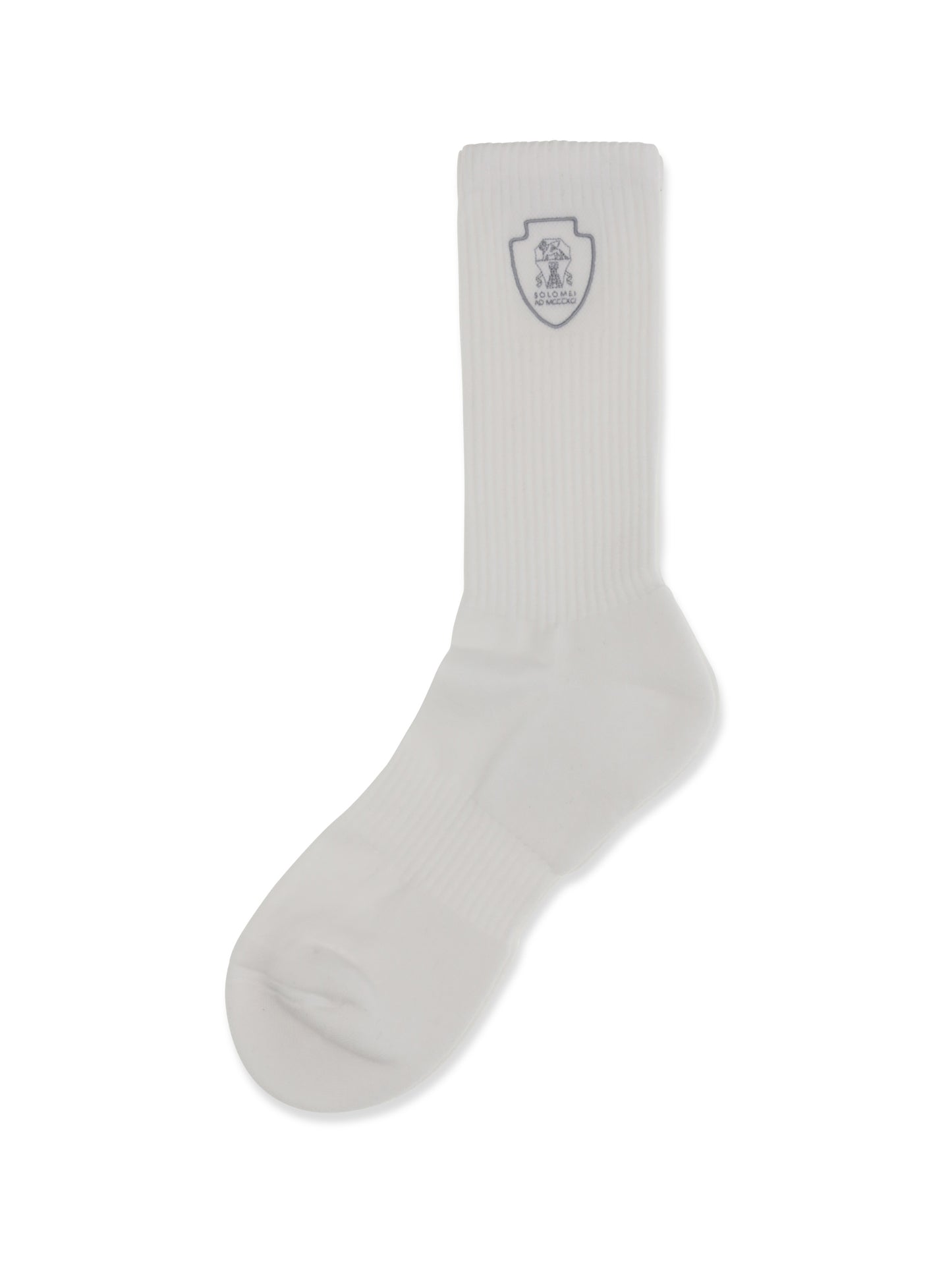 BRUNELLO CUCINELLI Ribbed cotton knit Socks