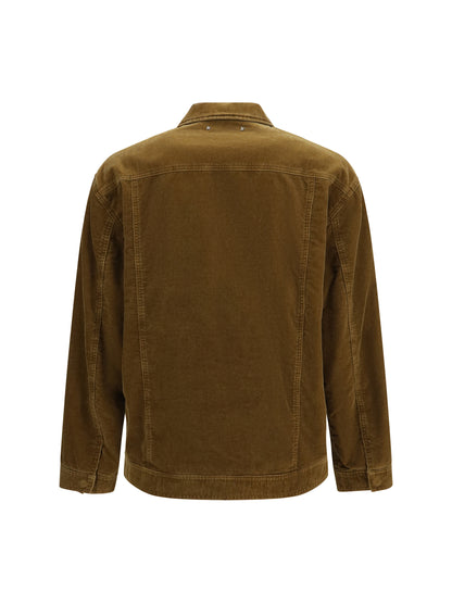 Golden Goose Corduroy Workwear Jacket - Amber Honey