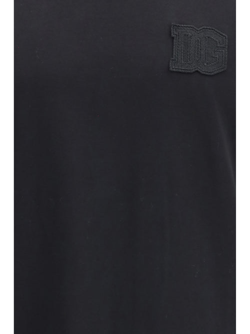 Dolce & Gabbana Cotton T-shirt with patch - Black