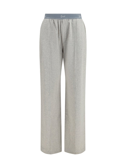 Kenzo Kenzo Signature stretch cotton Pants - Gris Clair