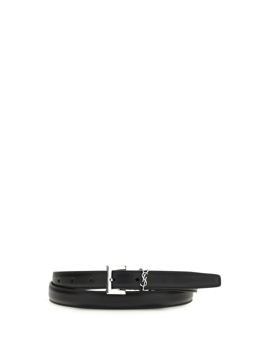 SAINT LAURENT Cassandre slim Belt