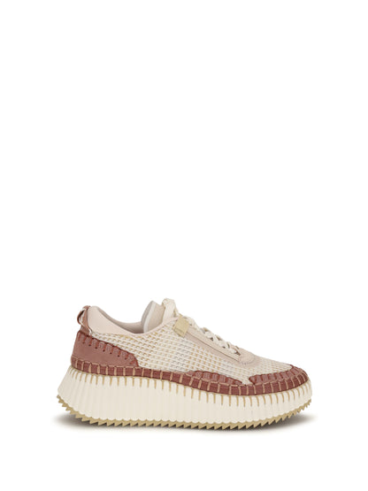 Chloé Nama Sneakers - Straw Beige