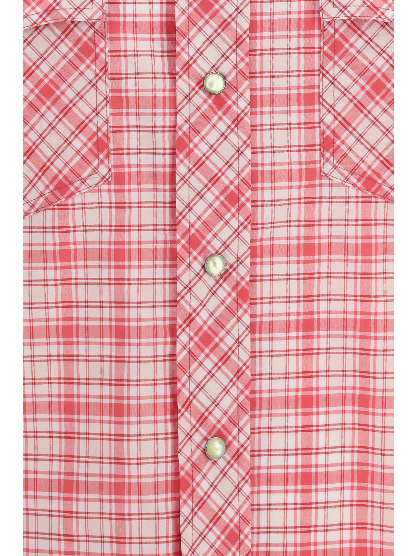 VERSACE Slim checked cotton poplin Shirt