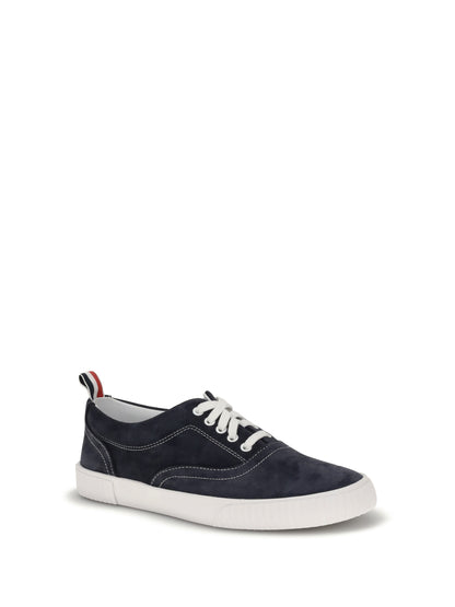 THOM BROWNE Leather Sneakers