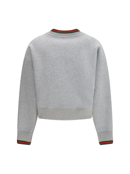 GUCCI Web cotton jersey Sweatshirt