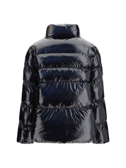 Pinko Glossy quilted Puffer Jacket - Black Limousine