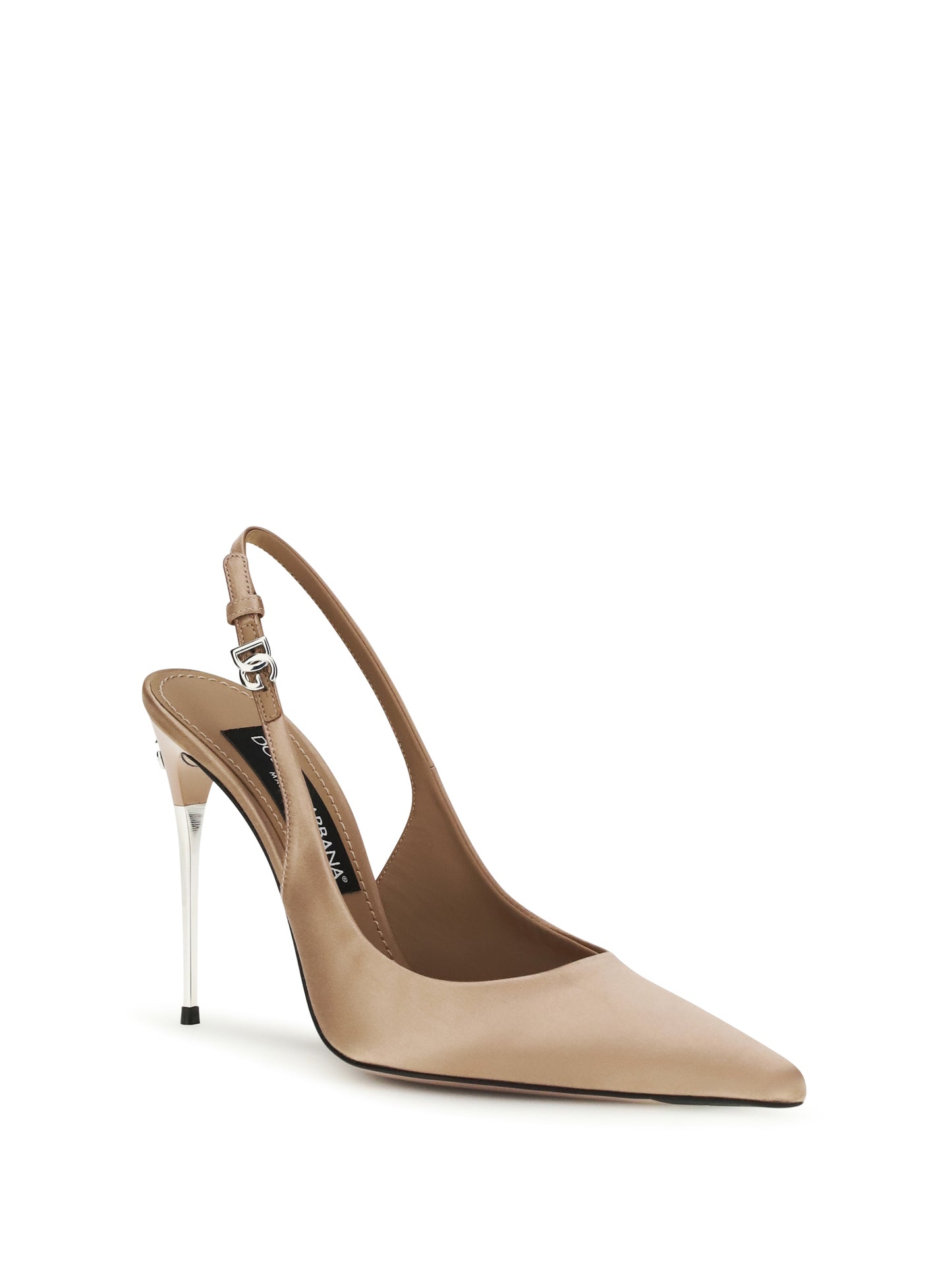 DOLCE & GABBANA Satin Slingback Pumps