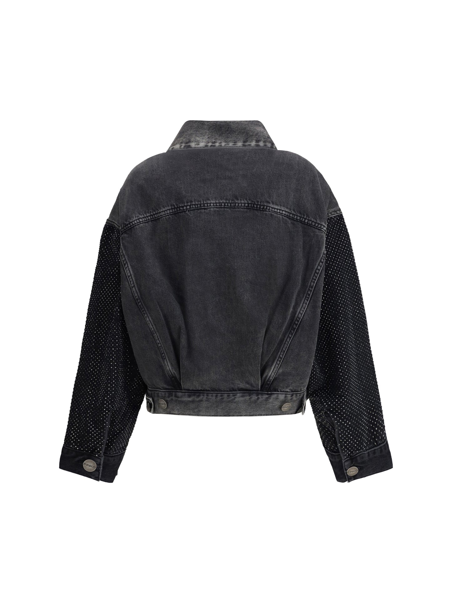 PINKO The Trucker jacket with mini studs