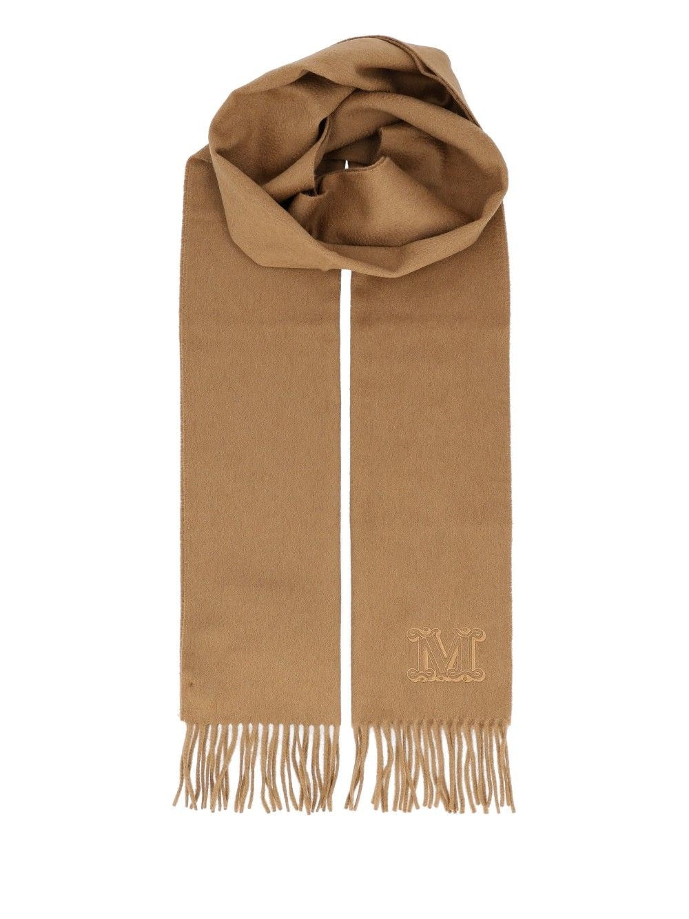Max Mara Fringed Scarf - Beige