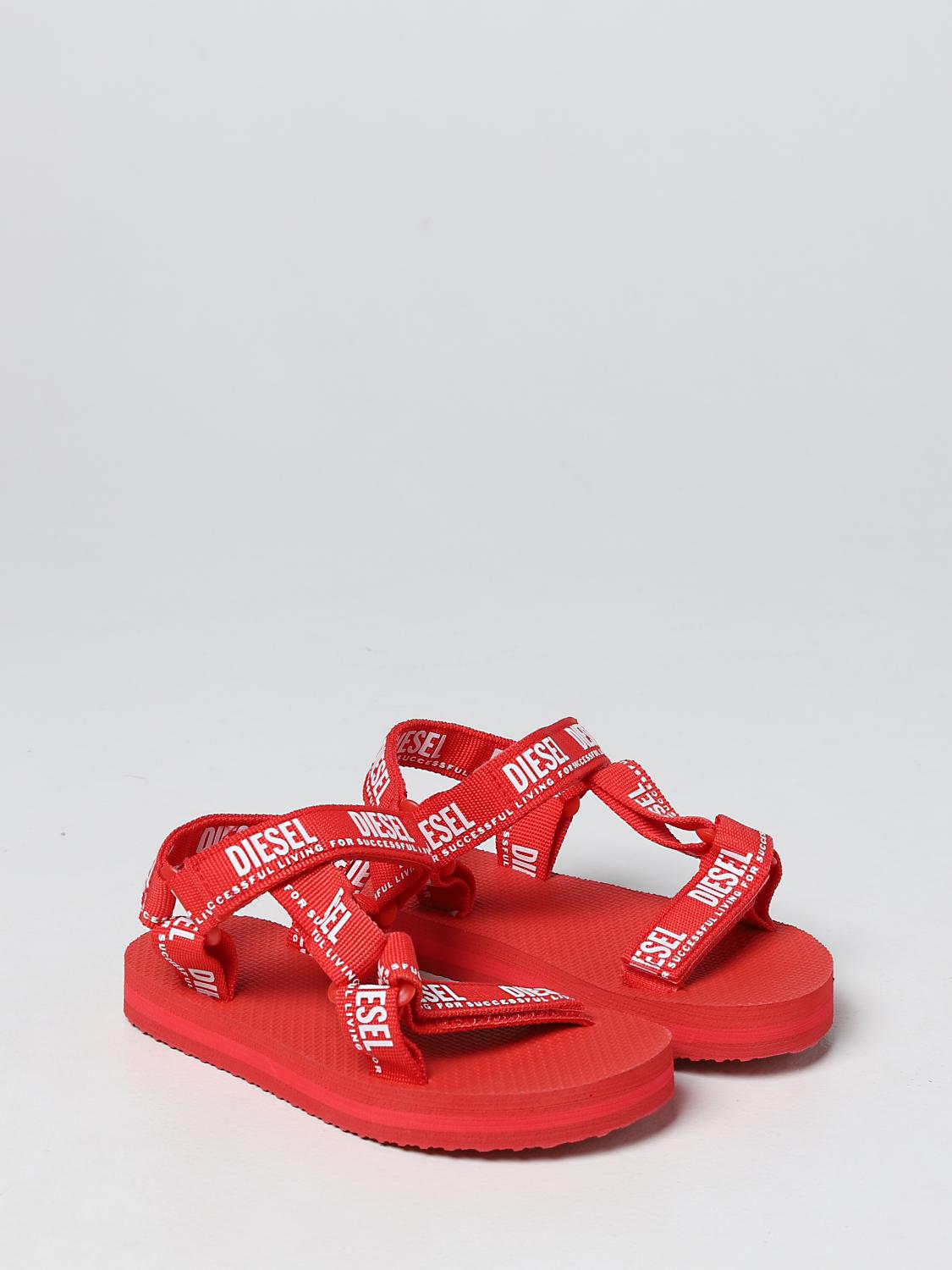 Diesel Shoes Kids Red