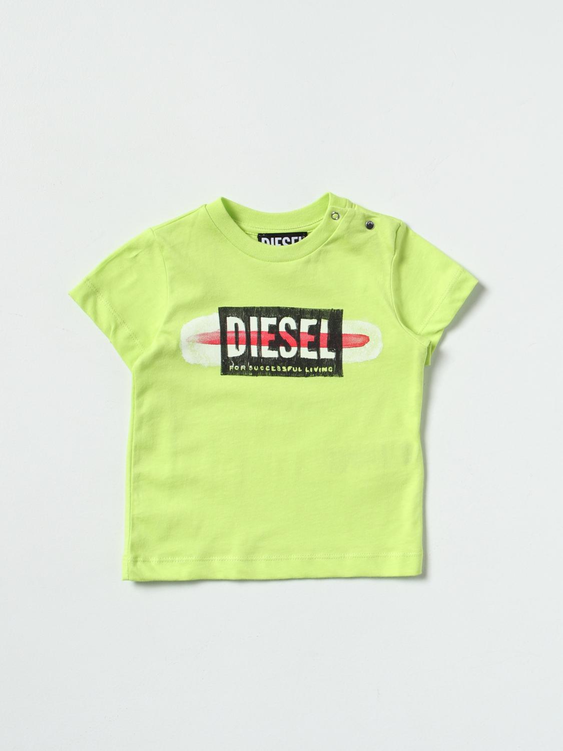 Diesel T Shirt Kids Yellow