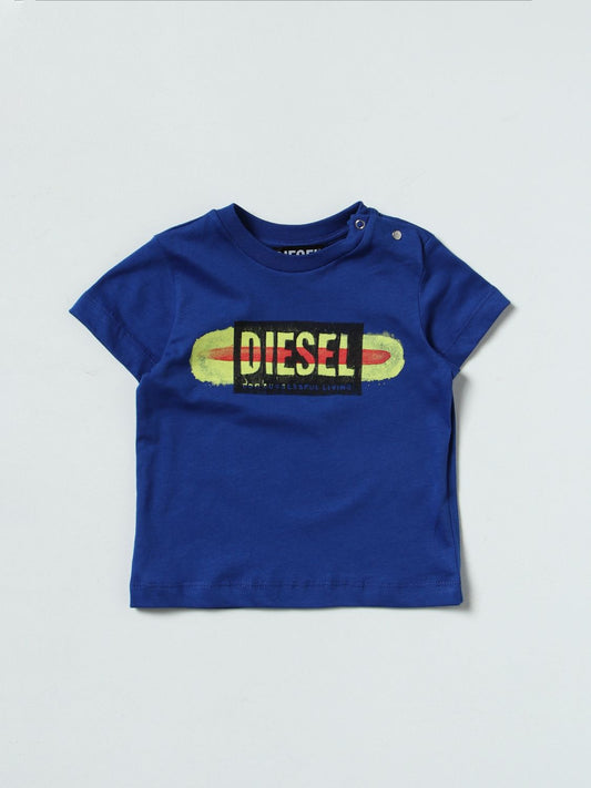 Diesel T Shirt Kids Royal Blue