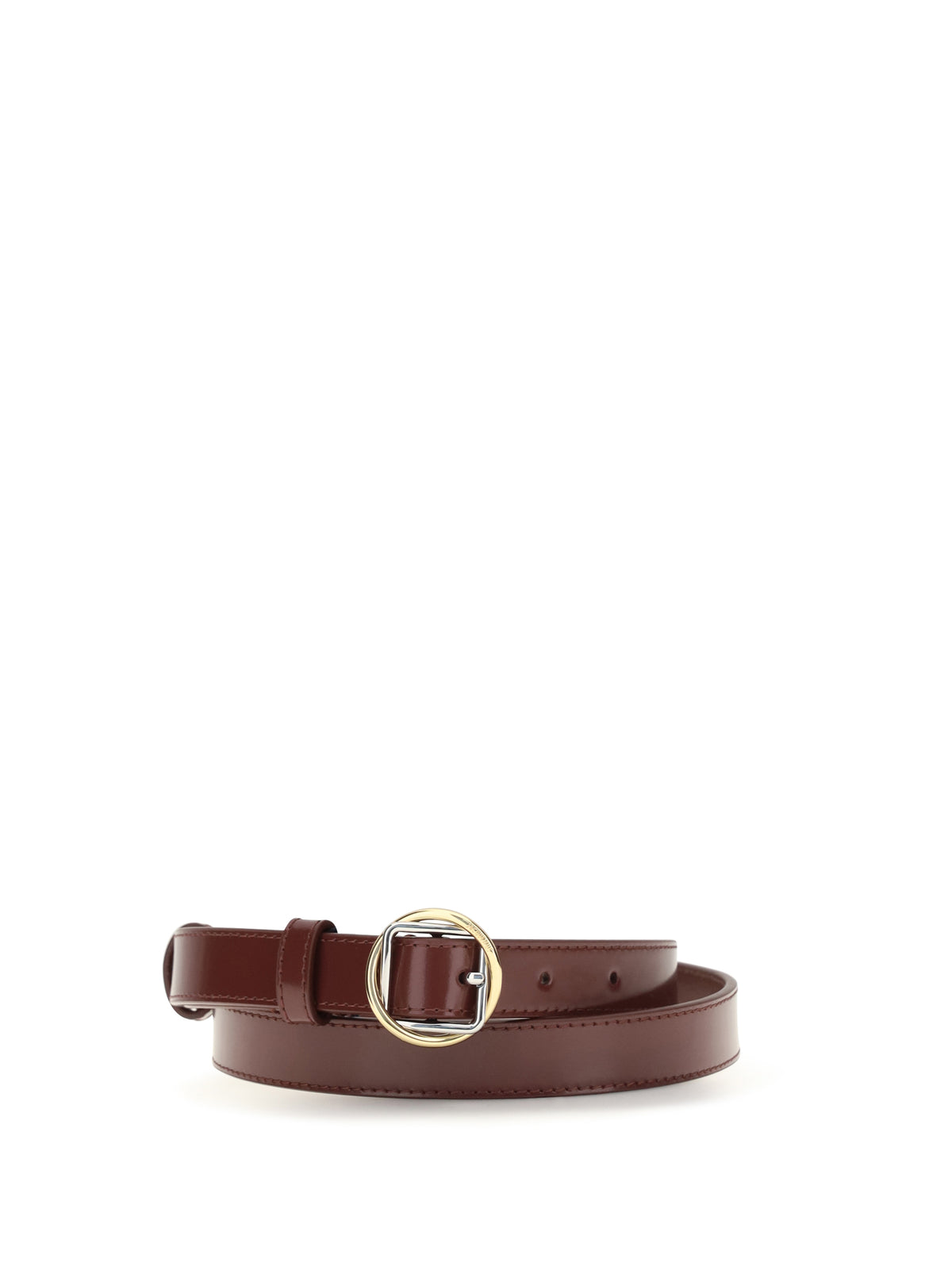 Jacquemus Salon slim Belt - Burgundy