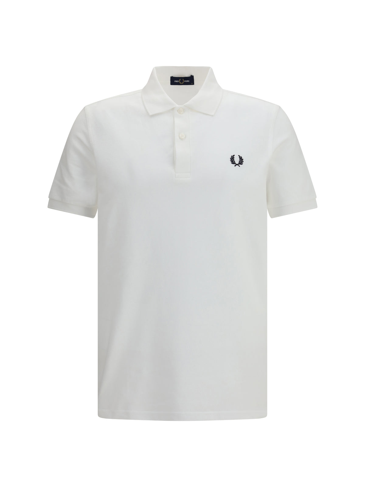 Fred Perry M3636 long sleeve cotton piqué Polo - White