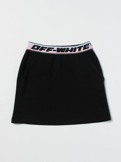 Off White Kids Skirt Kids Black