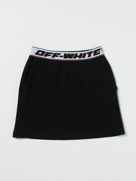 Off White Kids Skirt Kids Black