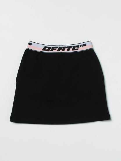Off White Kids Skirt Kids Black