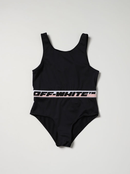Off White Kids Swimsuit Kids Black