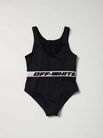 Off White Kids Swimsuit Kids Black