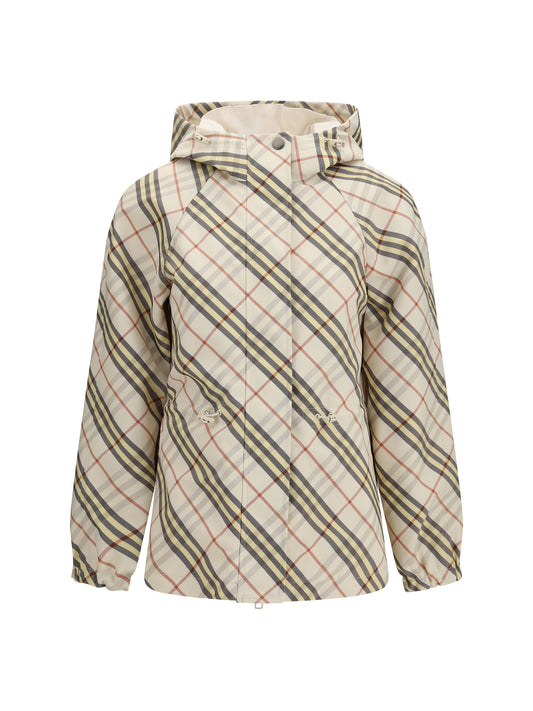 BURBERRY Reversible Check Hooded Jacket