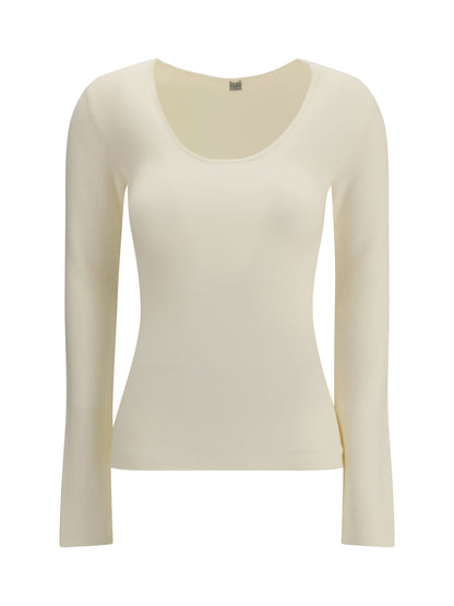 Toteme Compact Sweater - Ecru