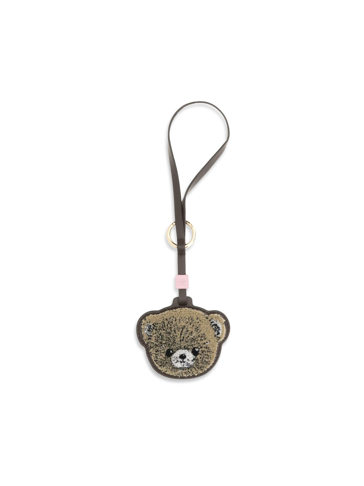 Ganni Teddy Bear Bag Charm - Egret