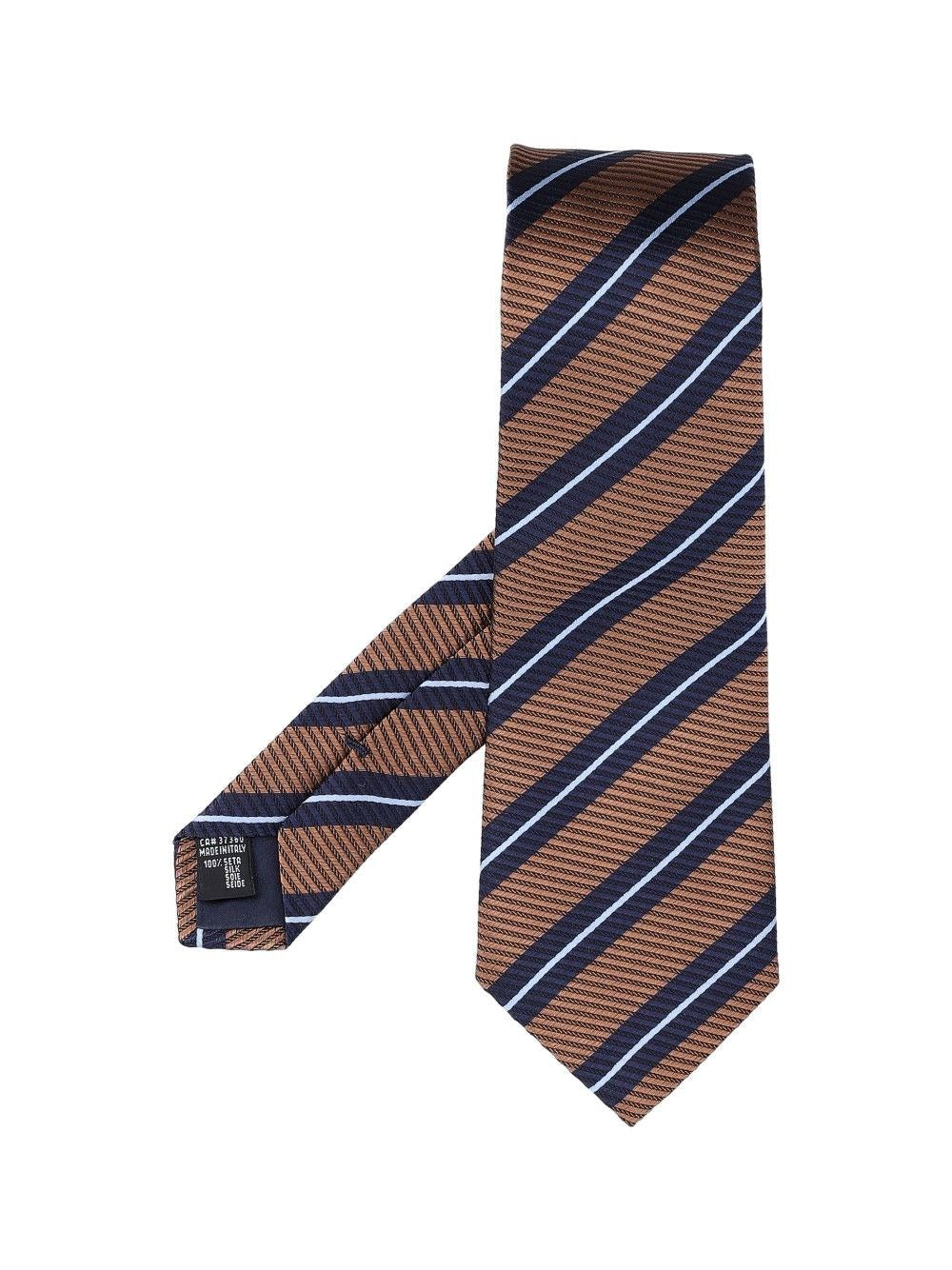 Giorgio Armani Regimental Tie - Beige