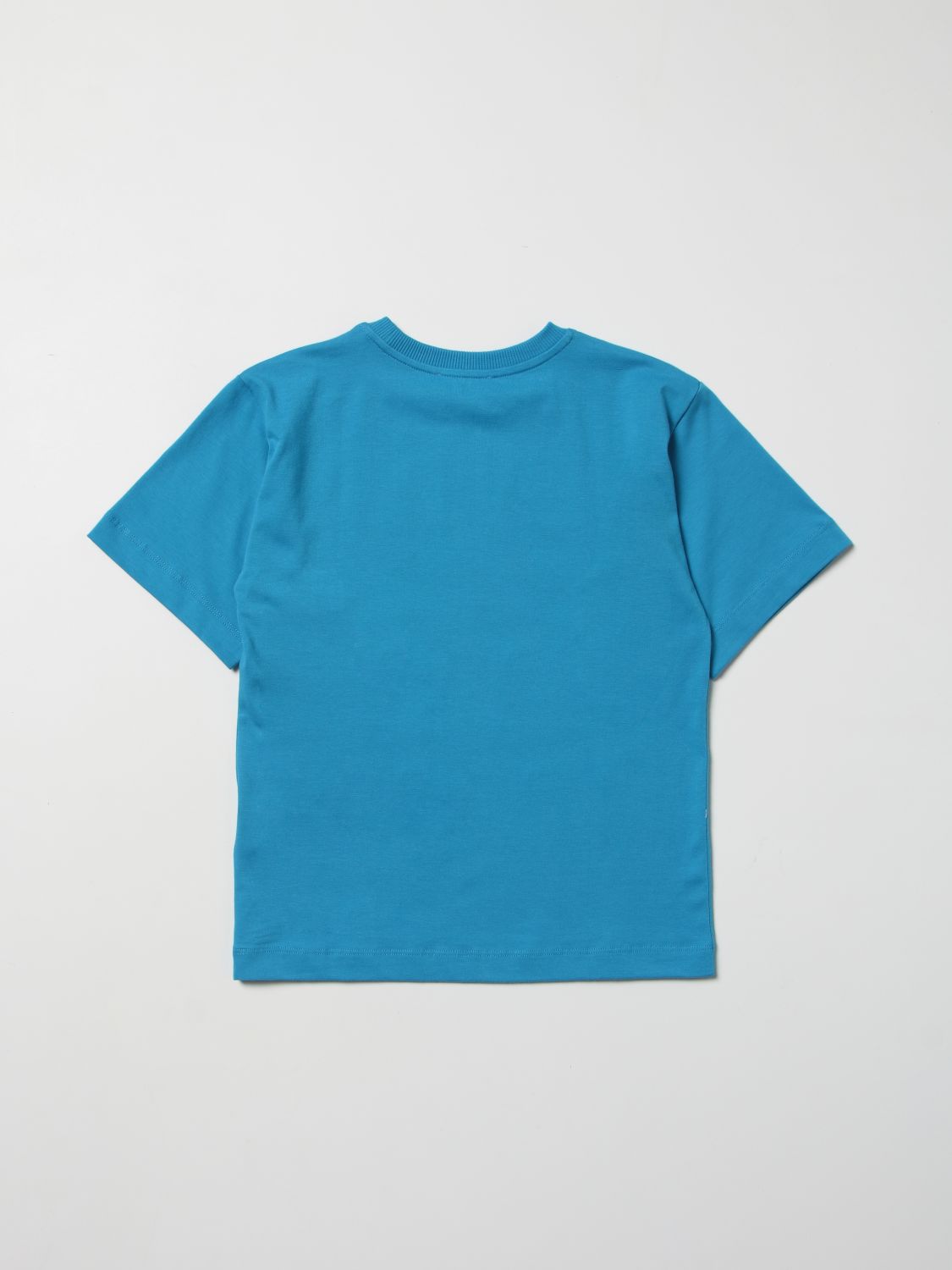 Moschino T Shirt Kids Gnawed Blue