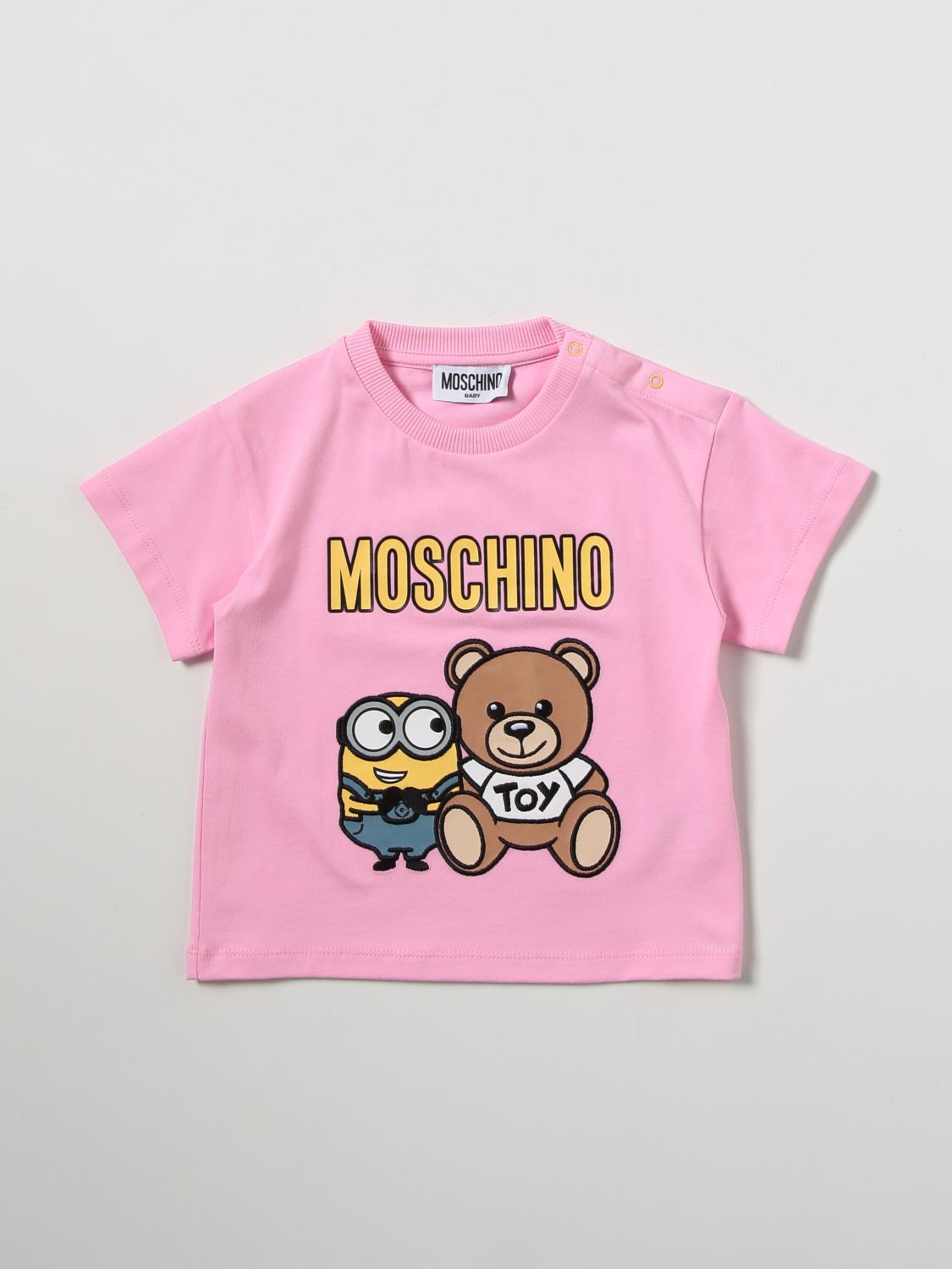 Moschino T Shirt Kids Pink