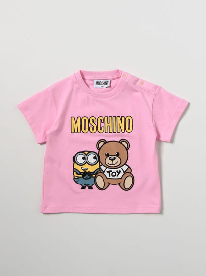 Moschino T Shirt Kids Pink