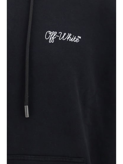 Off-White Script Logo Skate Hoodie - Black