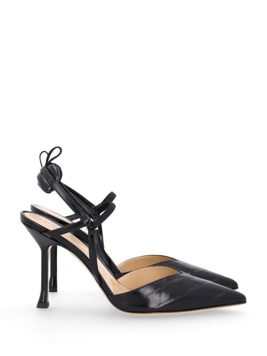 Fendi "Colibrì" Patent Leather Pumps - Black