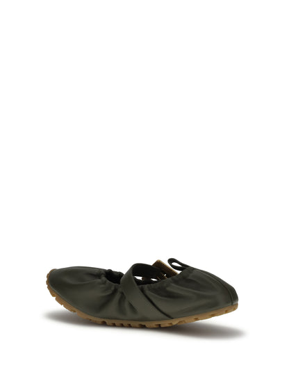 BALMAIN Buckle strap Ballerinas