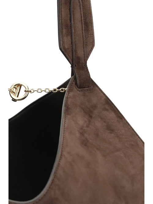 Khaite Lotus small Shulder Bag - Dark Brown