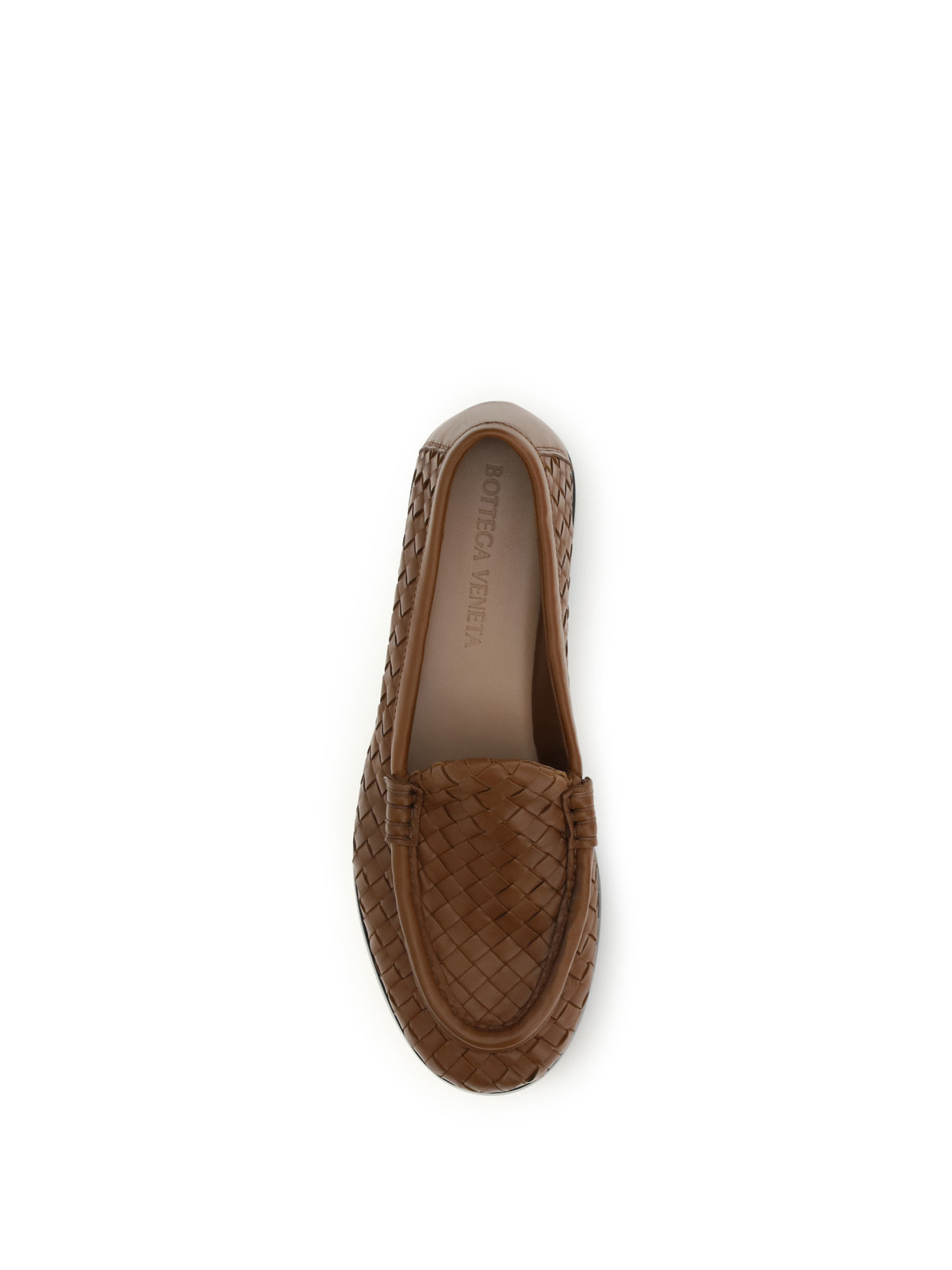 Bottega Veneta Silenzio Loafers - Tannin